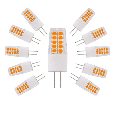 Immagine di ZHIYUE Lampadine LED G4 3W AC 220 240V Bianco caldo 3000k 300LM Non Dimmerabili Sostituisci Lampadina Alogena 30W,Bi Pin Base Tipo JC Lampadari Soggiorno, Lampade Da Parete (10 Pezzi)