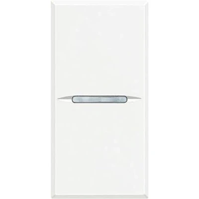 Immagine di BTicino SHD4003F Axolute Deviatore Unipolare Assiale 1P, 16A, Bianco