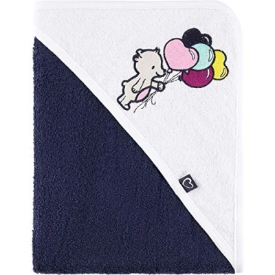 Immagine di Be Mammy Asciugamano con Cappuccio 100% Cotone Neonato e Bimbo Oeko Tex Standard 100 100cm x BE20 240 BBL (Blu Scuro Orso)