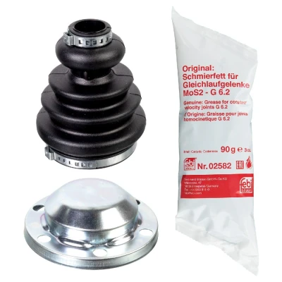 Immagine di FEBI BILSTEIN 176115 Soffietto sul lato del cambio, Assale anteriore Sx NBR (Nitrile Butadiene Caucciù) VOLKSWAGEN: Transporter 5 Bus,