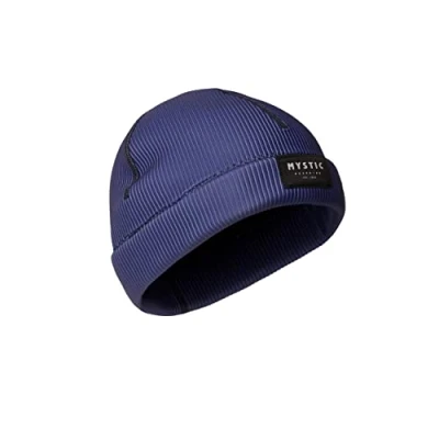 Immagine di Mystic Watersports Berretto da Surf Kitesurf e Windsurf 2mm in Neoprene Navy Cuciture Flatlock M Flex (70%)