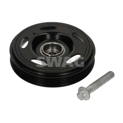 Immagine di SWAG 33 11 1579 Puleggia Albero Motore 5PK 153mm 5 con bullone/vite OPEL: Corsa D Hatchback, Insignia A Sports Tourer, Zafira C Tourer