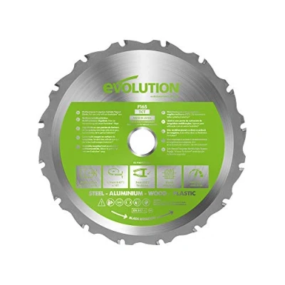 Immagine di Evolution Lama Multimateriale per Tagliare Legno, Metallo e Plastica, Argento, 165 mm