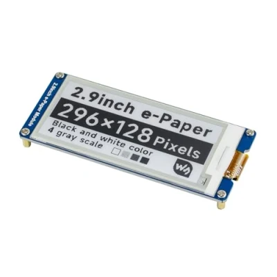 Immagine di Waveshare 2.9 Inch E Paper Display Panel Module Kit 296x128 Resolution Ink Electronic Screen for Raspberry Pi/Jetson Nano/Arduino/STM32 Support Partial Refresh SPI Interface