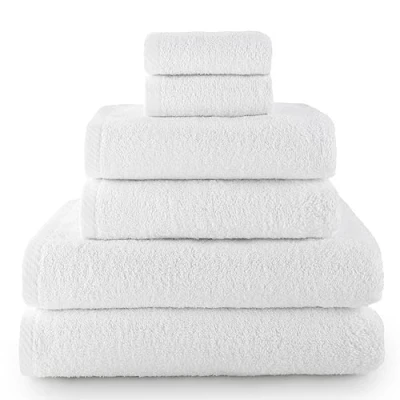 Immagine di Top Towel Set 2 asciugamani, teli bagno o doccia e asciugamani bidet 100% cotone 400 g/m2
