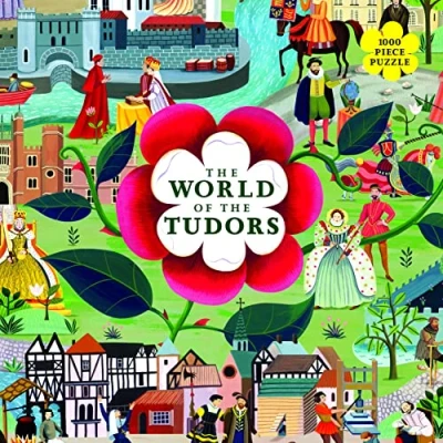 Immagine di The World of Tudors Puzzle: A 1000 Piece Jigsaw Puzzle with 50 Historical Figures to Find