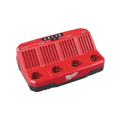 Immagine di Milwaukee Sistema M12 Carga en 30/60 min. Li Ion y RED Lithium 4 Puertos secuenciales
