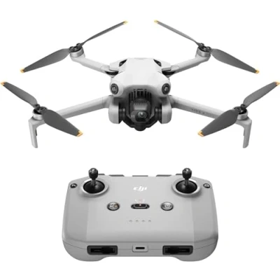 Immagine di DJI Mini 4 Pro (con RC N2), Drone Pieghevole per Adulti con Fotocamera HDR in 4K, meno di 249 g, Autonomia Volo 34 min., Distanza Trasmissione Video max. 20 km, C0