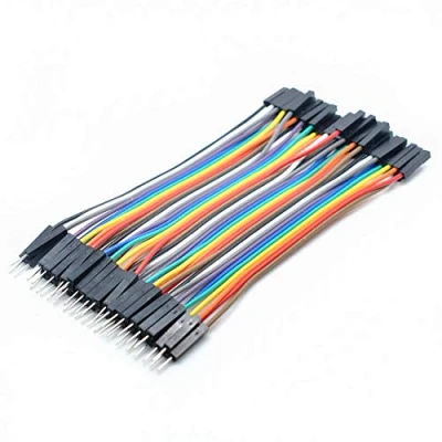 Immagine di Oiyagai 5 Set/200 Pezzi Cavo Dupont Ponticello 10 cm/3,9 Pollici, Maschio a Femmina, per Arduino Raspberry Pi Fai da Te