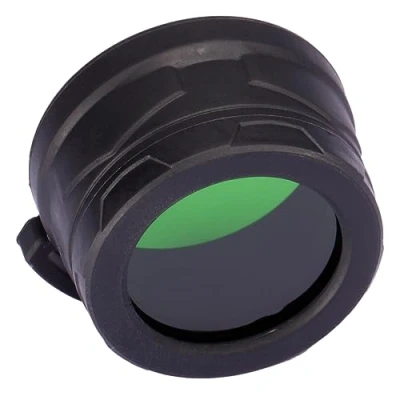 Immagine di NiteCore NITNFG40 Filtro colore MH25, EA4, P25, P16, P15, SRT7, CR6, CG6, CB6, CI6, CU6 e torce con un Ø 39 42 mm Verde