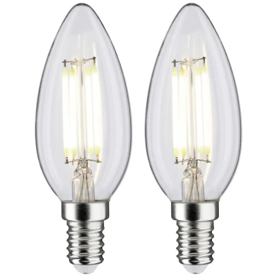 Immagine di Paulmann 70453 LED (monocolore) ERP F (A G) E14 Forma di candela 4.8 W Bianco neutro (Ø x A) 35 mm 98 2 pz.