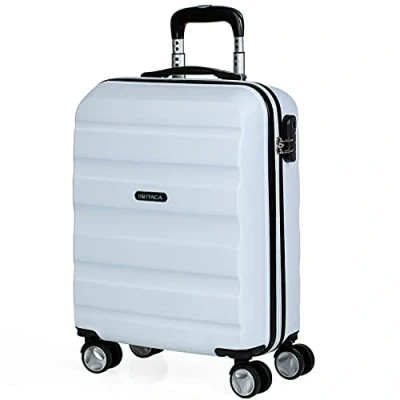 Immagine di ITACA Set Valigie Rigide Offerte. Valigia Grande Rigida, Media Rigida e Bagaglio a Mano. di con Lucchetto Combinazione TSA T71615, Bianco