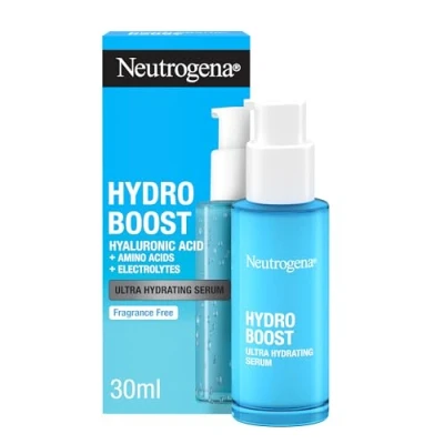 Immagine di Neutrogena Hydro Boost Siero Ultra Idratante, idratante viso leggero e ad assorbimento rapido, Acido Ialuronico per una pelle luminosa barriera cutanea più forte, 1 x 30 ml