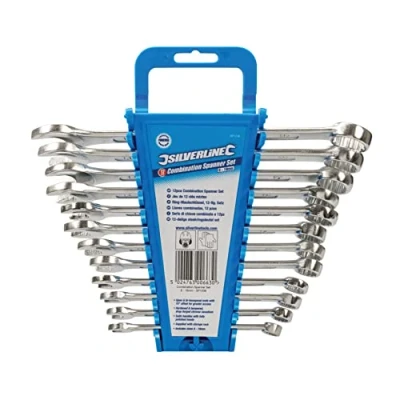 Immagine di Silverline SP1236, Set di chiavi combinate 12 p.zi 8 19 mm