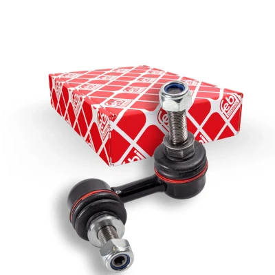 Immagine di FEBI BILSTEIN 42570 Bielletta barra stabilizzatrice Assale anteriore Sx 65 M12 x 1,25 con dado autobloccante Acciaio argento