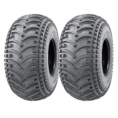 Immagine di Parnells 2 set di Pneumatici Quad ATV Tubeless 22x11.00 8, 4 Strati Wanda P308 con Battistrada da 16 mm, Diametro 535 Larghezza 260 154 kg Ciascuno a 5 Psi, 63 Mph, Contrassegno E