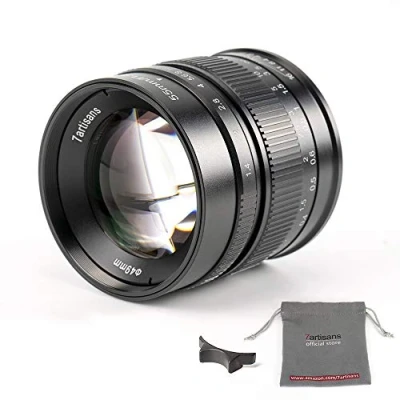 Immagine di 7artisans 55 mm F1.4 APS C manuale obiettivo fisso für Fuji x Mount telecamere come a10 A1 a2 a3 at XM2 M1 T1 t10 t2 t20 Pro1 E1 E2 e2s