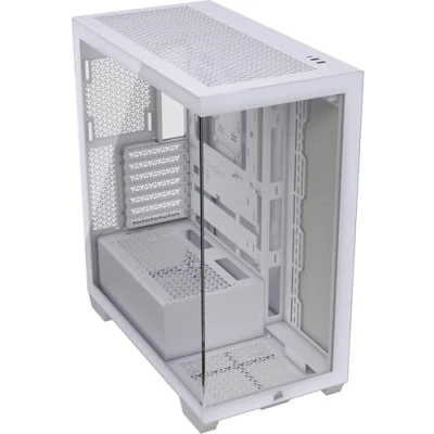 Immagine di CORSAIR 3500X Mid Tower ATX Case per PC Vetro Temperato Panoramico Compatibile con Scheda Madre a Connessione Inversa Nessuna Ventola Inclusa Bianco