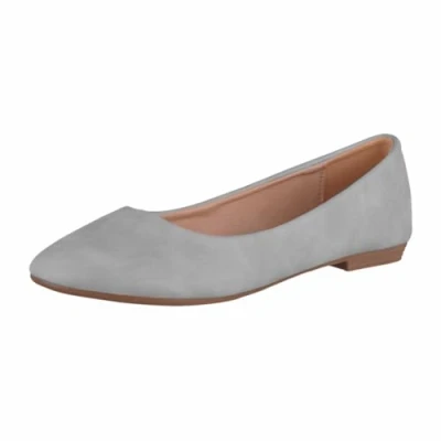 Immagine di Elara Ballerina da Donna Comodo Slip Ons Flat Chunkyrayan NEU B3039H BL Grey 37