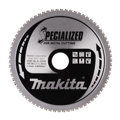 Immagine di Makita B 33445 Lama Sega Circolare Specialized T.C.T. 185x30mm 70T Metallo