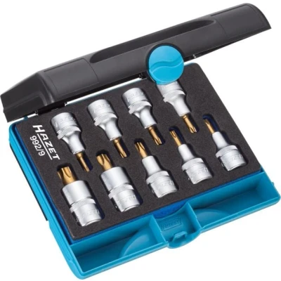 Immagine di Hazet Kit inserti giravite a bussola 1/2 (12.5 mm) 9 parti 992/9