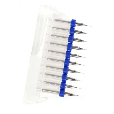 Immagine di Set di utensili per punte da trapano in metallo duro 10 pz PCB 8 mm a 1.4mm(0.2mm)