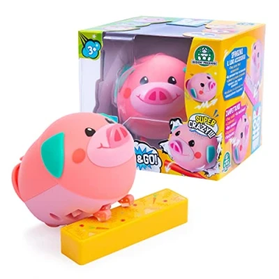 Immagine di Giochi Preziosi Hop Puppy Go &amp; Versione Maialino Gli Corrono Girano, Ruotano Ma Tornano Sempre in Piedi, per Bambini A Partire dai 3 Anni, Hpu04300