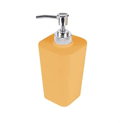 Immagine di douceur d&#039;intérieur, Dispenser Sapone (7,3 x 7,3 18 cm) Vitamina Ocre, Plastica Soft Touch