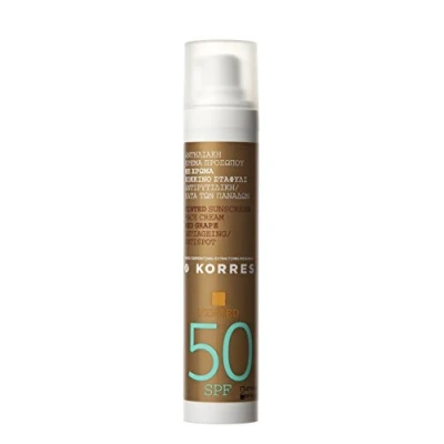 Immagine di Korres Tinted Sunscreen Face Cream Red Grape SPF50 50ml