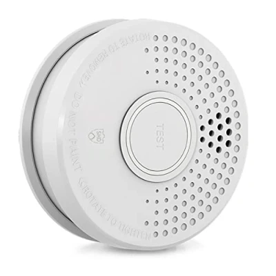 Immagine di SHD OneConcept 10x Rilevatori di Fumo per Casa, Sensore a Batteria Uffici, Allarme Antincendio Ottico con Funzione Test e Mute, Fumo, Mini Rilevatore Fumi Risposta Rapida