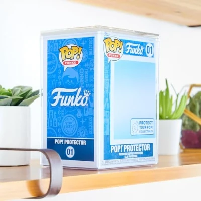 Immagine di Funko Pop! Premium Vetrina Protettiva Premiums per Figure in Vinile da Collezione Espositore Durevole, Cristallino e Impilabile