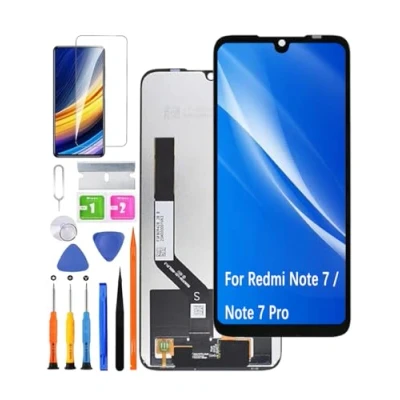 Immagine di HLYGZX Schermo LCD di ricambio originale per Xiaomi Redmi Note 7/Note 7 Pro, M1901F7G M1901F7H M1901F7I M1901F7S Touch Digitizer Assembly Kit Riparazione