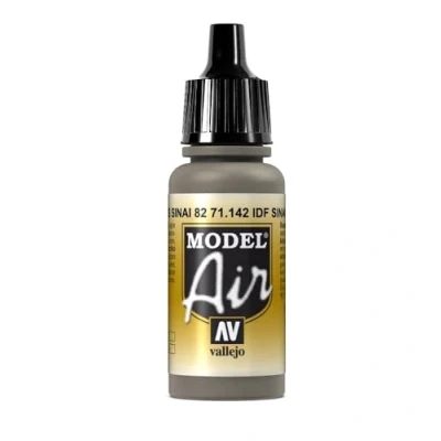 Immagine di Vallejo Model Air Colore acrilico, 17 ml, Grigio (IDF Sinai Grey 82)