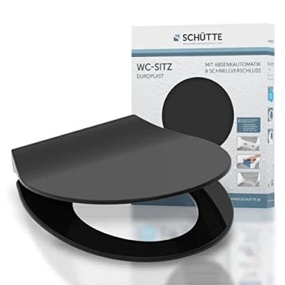 Immagine di SCHÜTTE Tavoletta WC Sanitari Copriwater Gabinetto Sedile Water Complementi Arredo Accessori Optional Toilette Servizi Bagno Casa in Duroplast