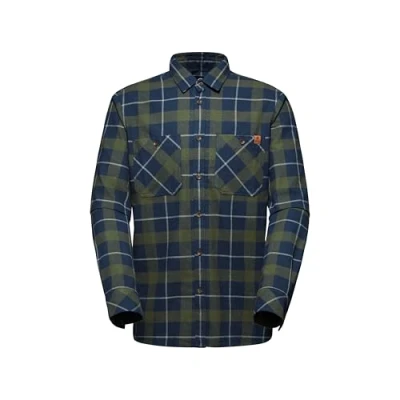 Immagine di Mammut Alvra Camicia, Uomo, Taglia: Medium, Marine dark marsh