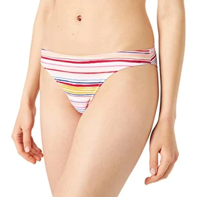 Immagine di sloggi shore Candy Basslet Mini Parte Inferiore del Bikini, Multicolore (Yellow Light Combination), XL Donna