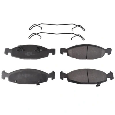 Immagine di BLUE PRINT ADA104216 Kit pastiglie freno Assale anteriore con segnalatore acustico usura materiale di fissaggio montaggio