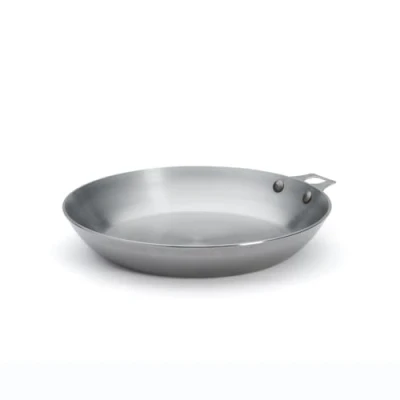 Immagine di De Buyer Padella Mineral B Element Senza Manico, Diametro cm 28, 5630.28, Acciaio Inossidabile, Argento, 28