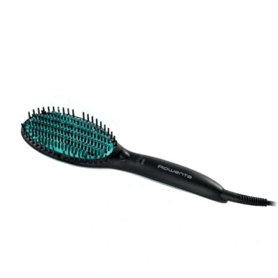 Immagine di Rowenta CF5820 Power Straight, Spazzola Lisciante, Tempo di Riscaldamento 45 Secondi, Tecnologia in 3 passaggi, Rete con 2 Tipi setole, Thermo Control, Nero