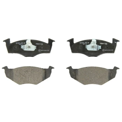 Immagine di DELPHI LP1601 Kit pastiglie freno Non predisposto per contatto segnalazione usura con lamierino anticigolío senza accessori