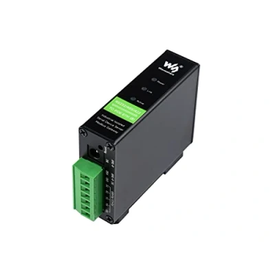 Immagine di Convertitore RS232/485/422 a RJ45 Ethernet, Server Seriale Isolato Industriale con Funzione POE, TCP/IP Seriale, Gateway Modbus, Modalità di Comunicazione Multiple