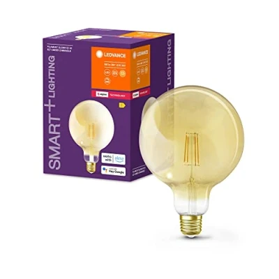 Immagine di LEDVANCE 4058075729247 LED (monocolore) ERP E (A G) E27 Forma di palla 6 W = 52 Bianco caldo (Ø x A) 125 mm 1 pz.