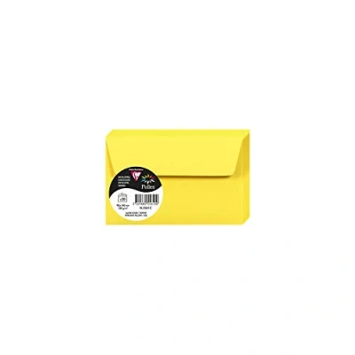 Immagine di Clairefontaine 5561C Pacco da 20 Buste autoadesive Formato 9x14cm 120g/m² Colore giallo sole Inviti Eventi e Corrispondenza Gamma Pollen Carta Premium Liscia