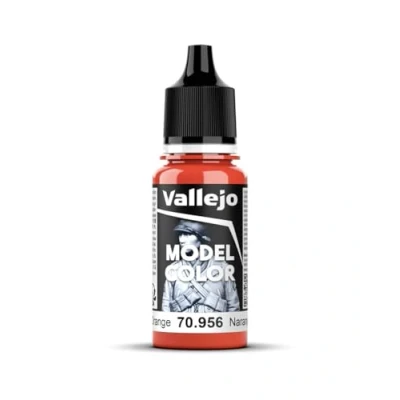 Immagine di Vallejo 70.956 Colore Acrilico Opaco , Arancione Trasparente (Clear Orange), 17 ml, 1 Pezzo