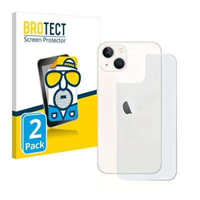 Immagine di brotect Pellicola Protettiva Opaca per Apple iPhone 13 (Posteriore) Anti Riflesso (2 Pezzi)