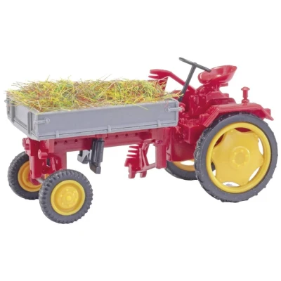 Immagine di Mehlhose 210005002 H0 Macchina agricola modello Trattore RS 09 con carica di fieno Pritsche