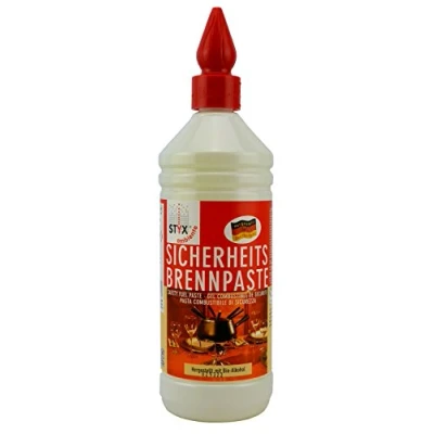 Immagine di Styx Ambiente Pasta combustibile di sicurezza, 1000 ml Realizzato esclusivamente con materie prime rinnovabili e alcol biologico. Made in Germany.