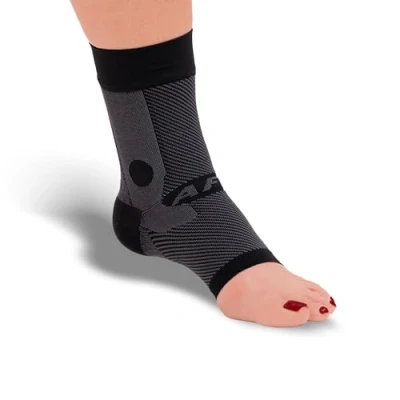 Immagine di Orthosleeve cavigliera a compressione graduata AF7, Nero, taglia M, destro 7 zone di Stabilizza la caviglia Previene le cadute