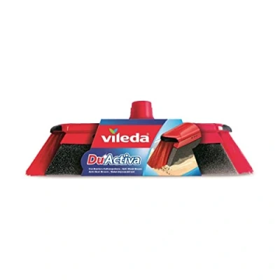 Immagine di Vileda Duactiva Scopa Cattura Polvere, Elettrostatica, per Interni, con Due Tipi di Setole, Bordo Paracolpi, 10.5 x 35 6 cm, 299 g