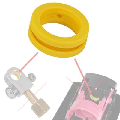 Immagine di 1 guarnizione di ricambio per bombola C02 Quick Connect rosa compatibile con Sodastream Duo Crystal 3.0 Gaia Art Terra e Refill adattatore caffè Snapworld